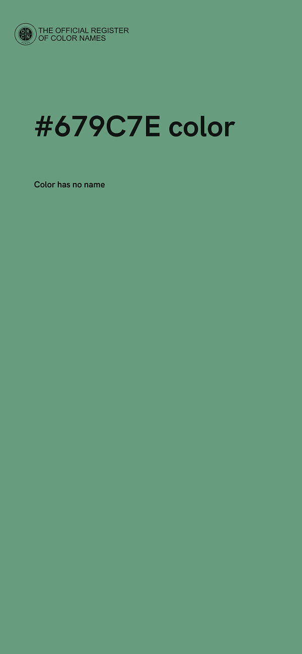 #679C7E color image