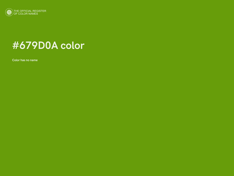 #679D0A color image