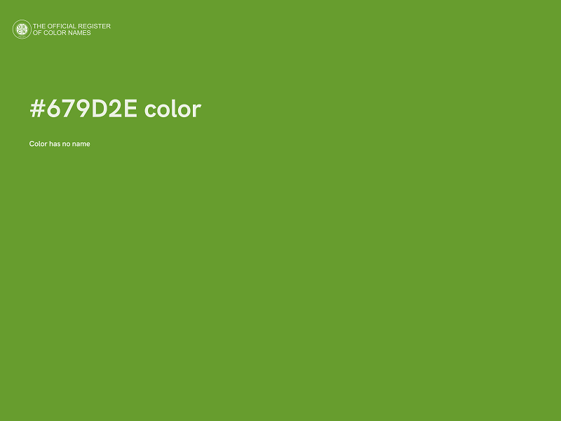 #679D2E color image