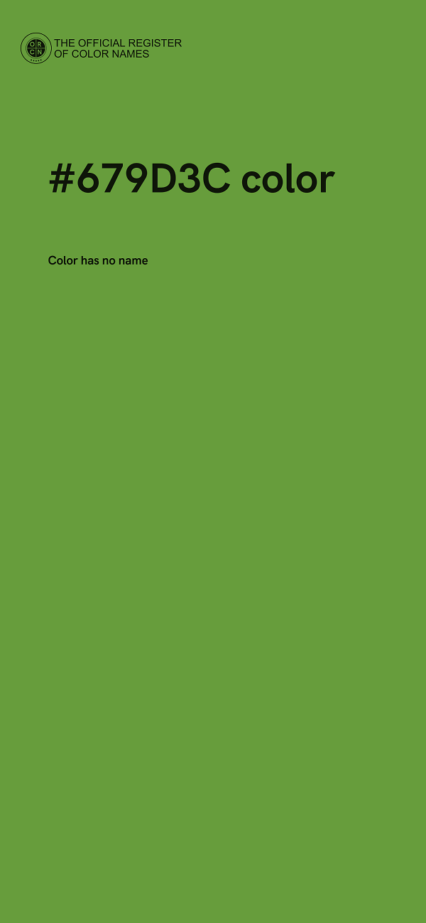 #679D3C color image