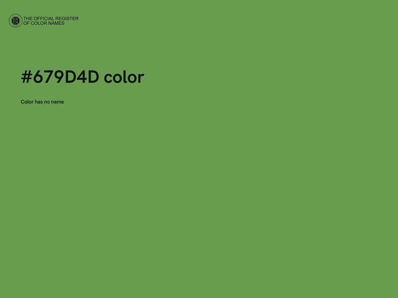 #679D4D color image