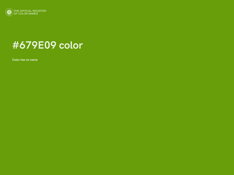 #679E09 color image