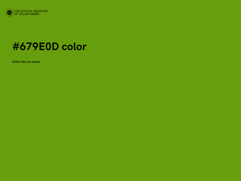 #679E0D color image