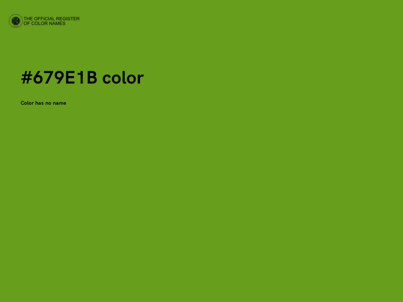 #679E1B color image