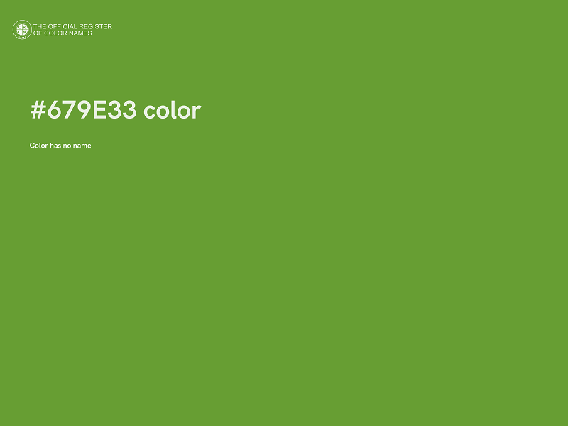 #679E33 color image
