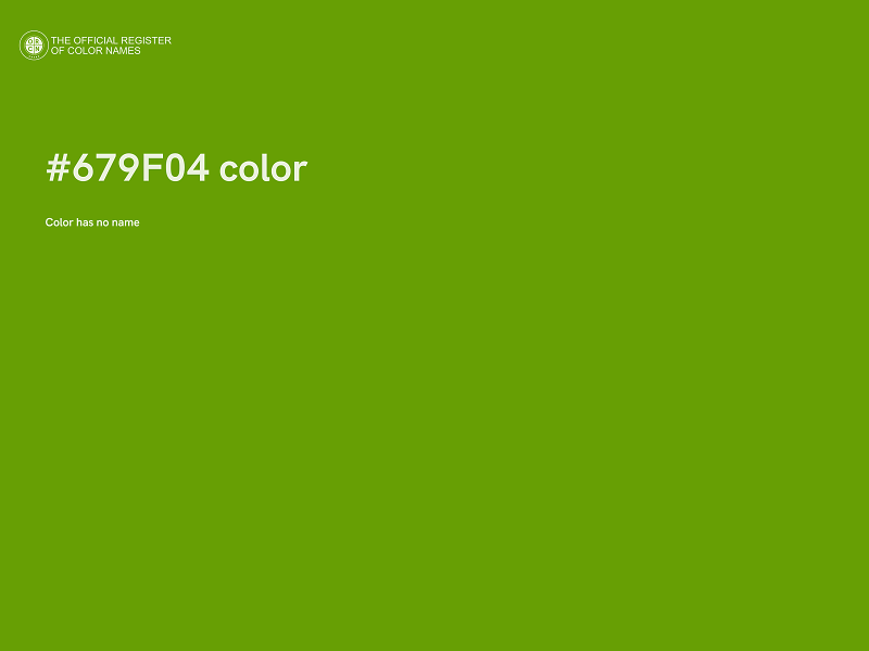 #679F04 color image