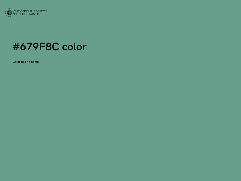 #679F8C color image