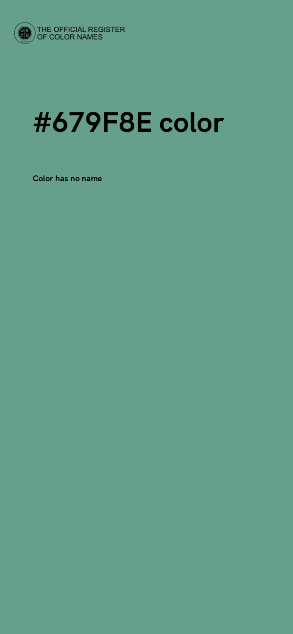 #679F8E color image