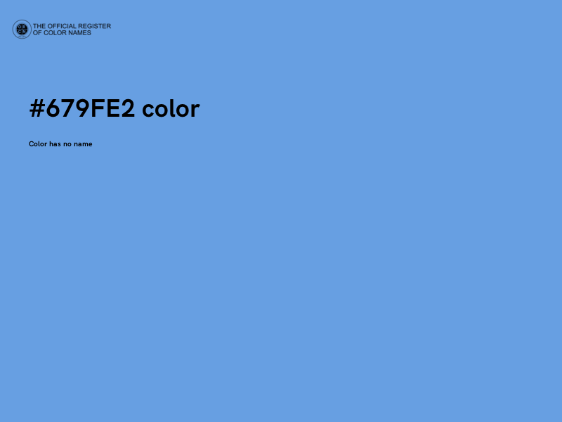 #679FE2 color image