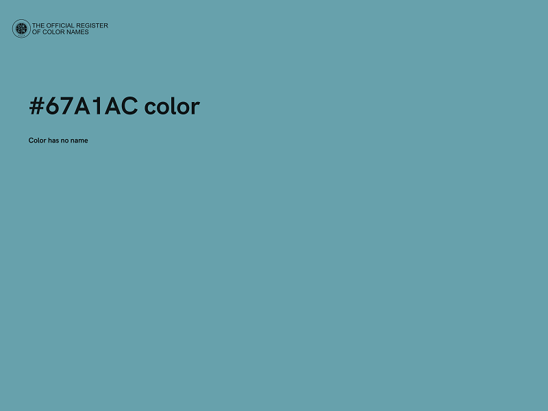 #67A1AC color image