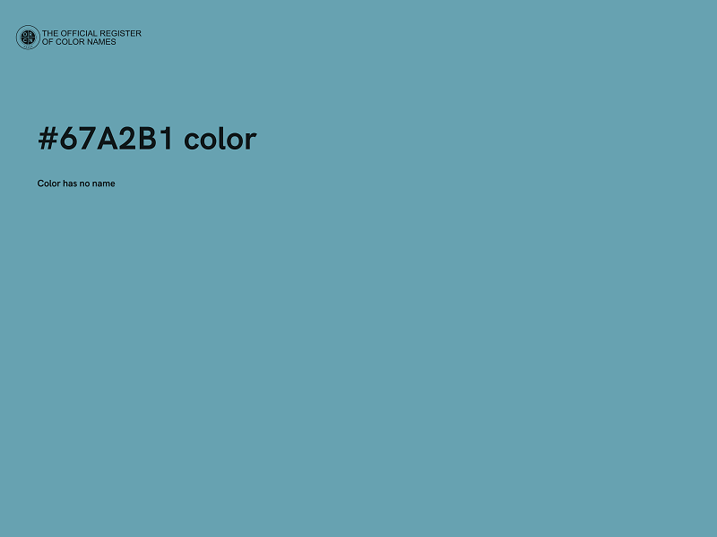 #67A2B1 color image