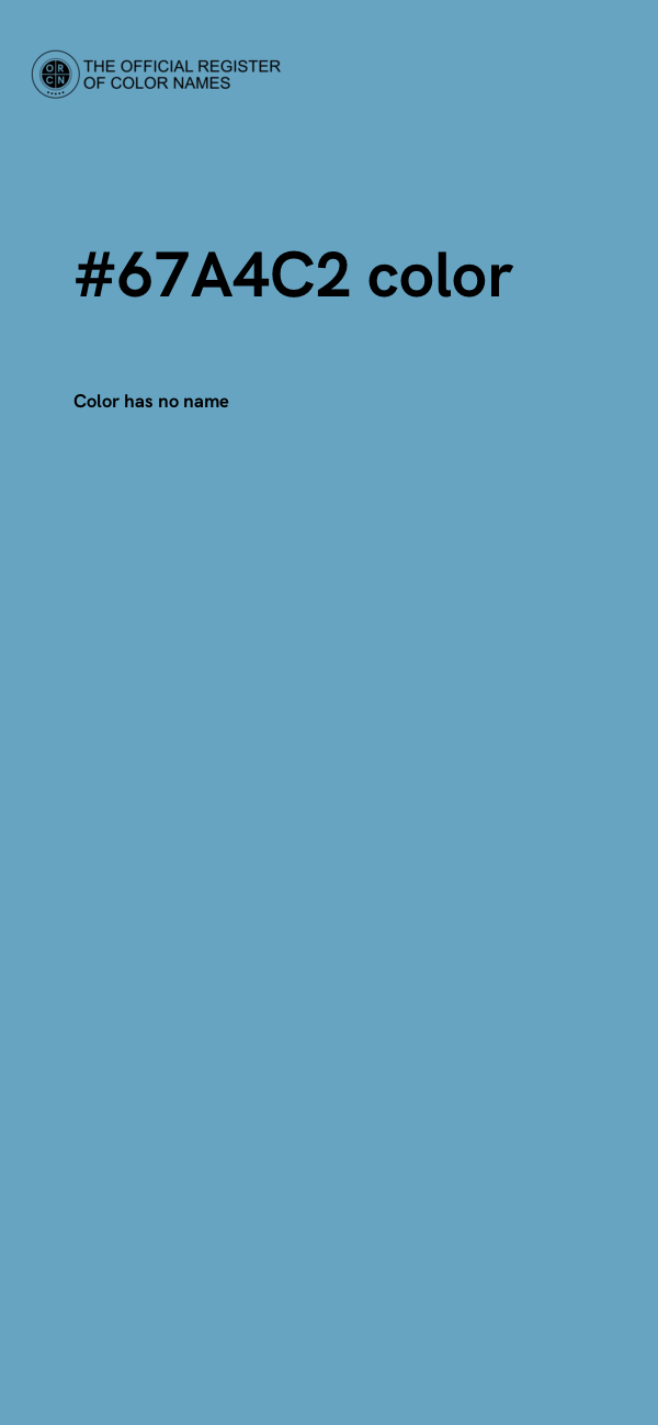 #67A4C2 color image