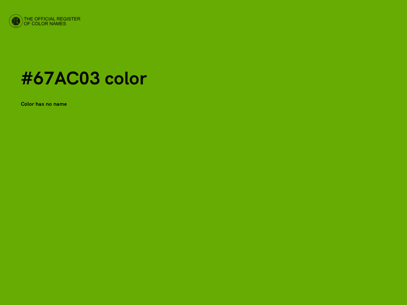 #67AC03 color image