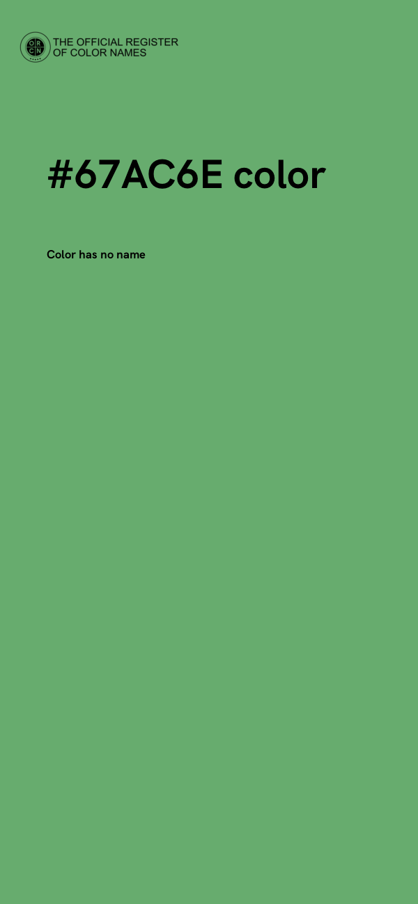#67AC6E color image