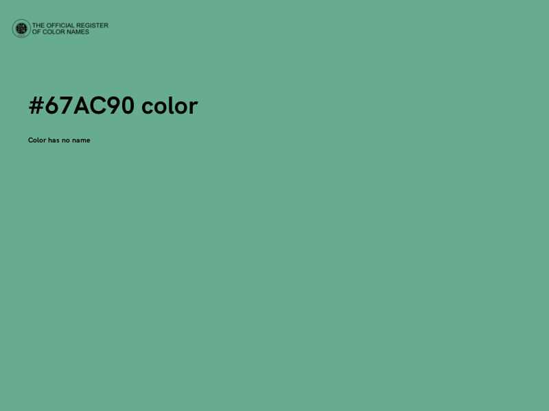 #67AC90 color image