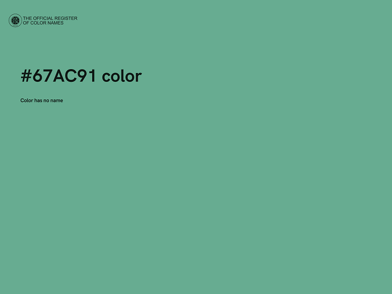#67AC91 color image