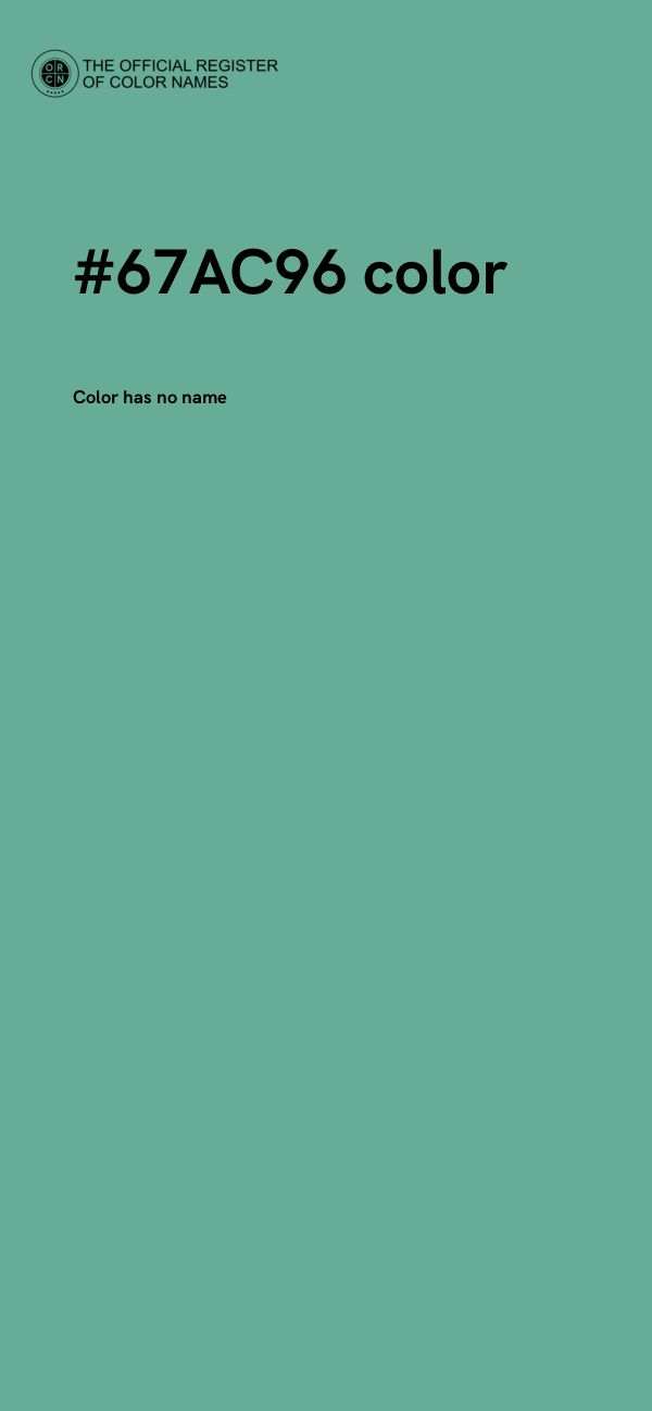 #67AC96 color image