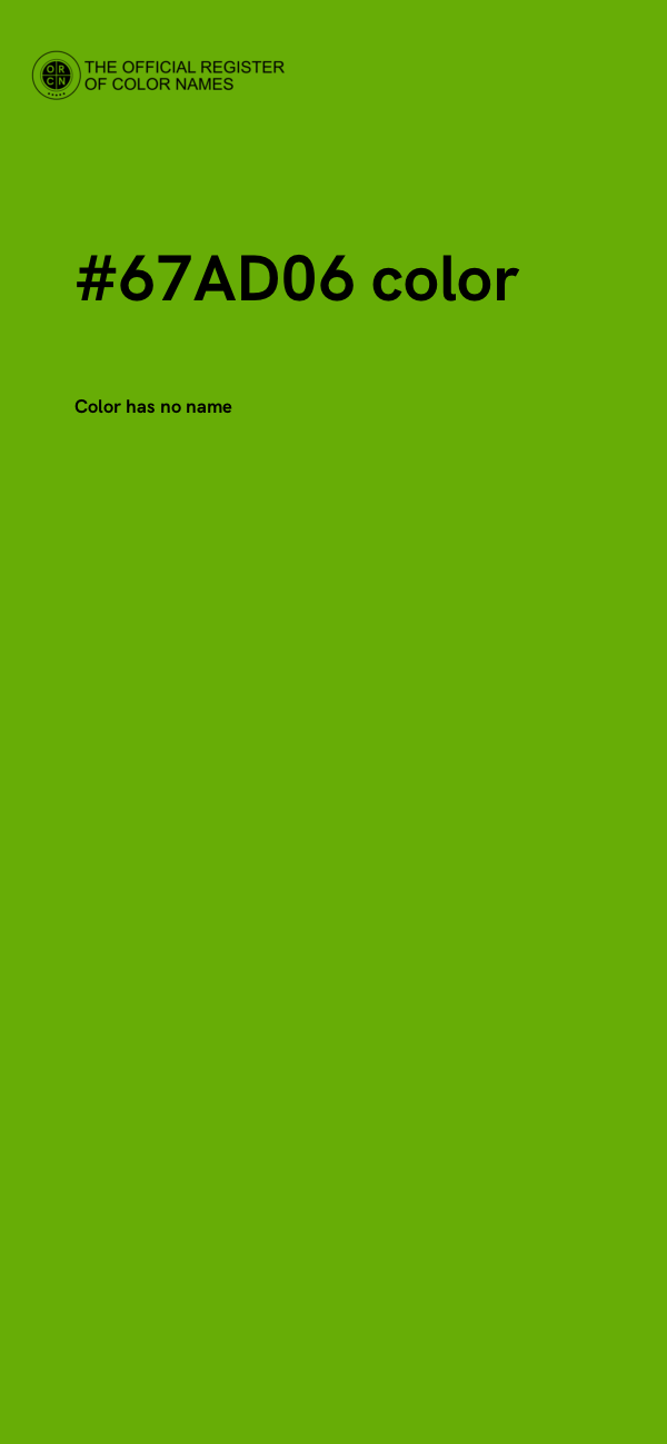 #67AD06 color image