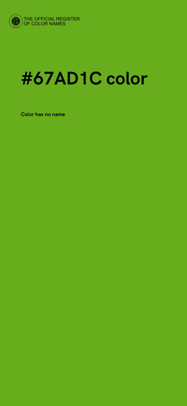 #67AD1C color image