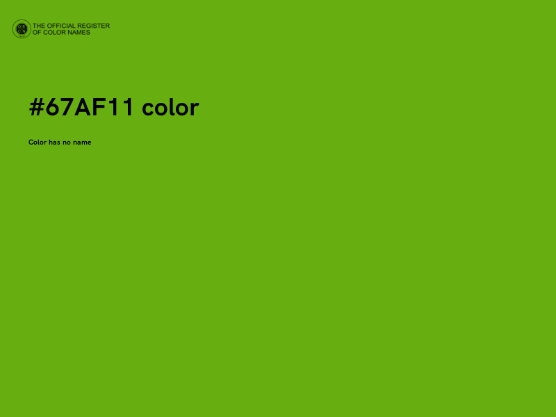#67AF11 color image