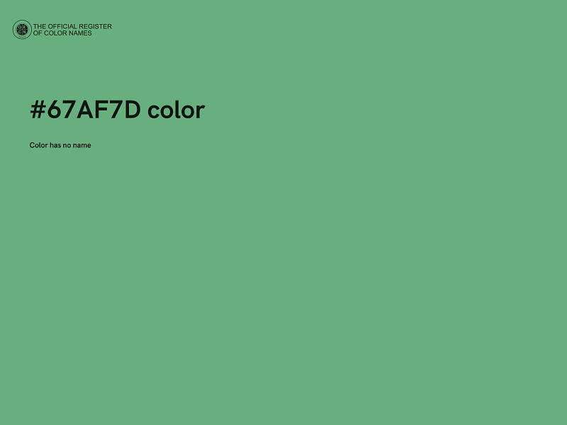 #67AF7D color image