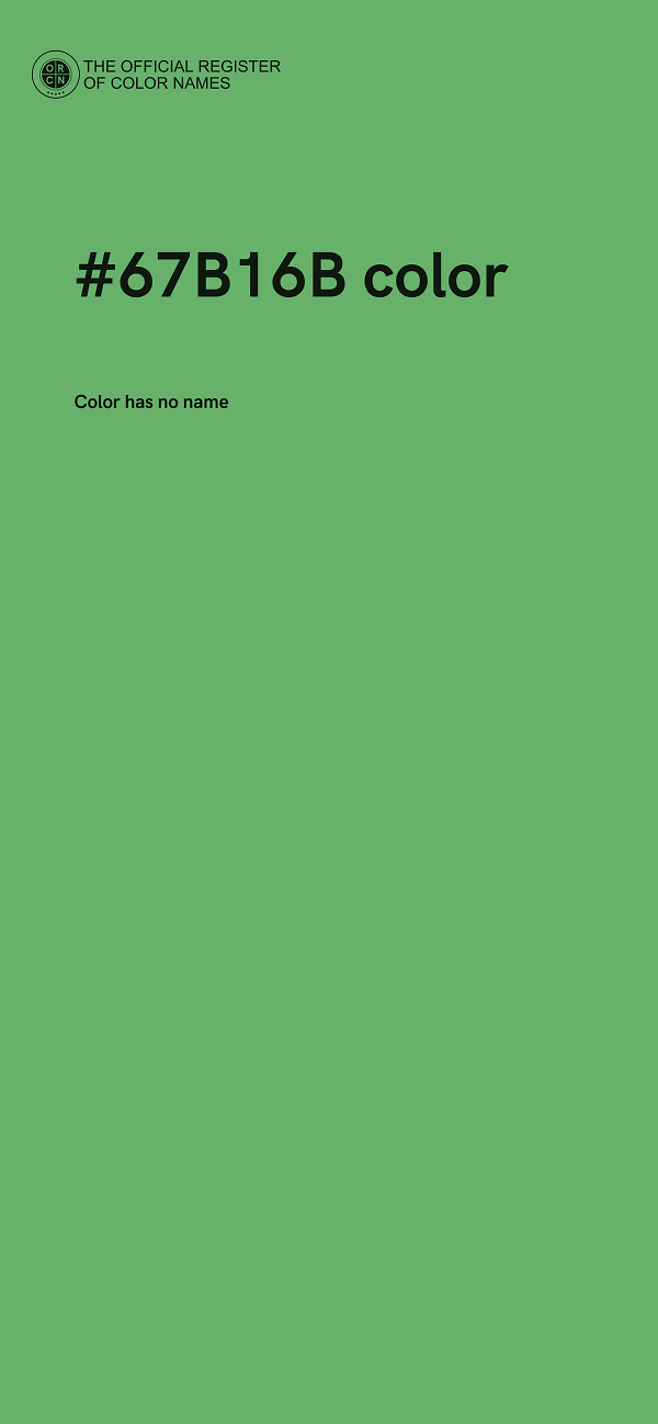 #67B16B color image