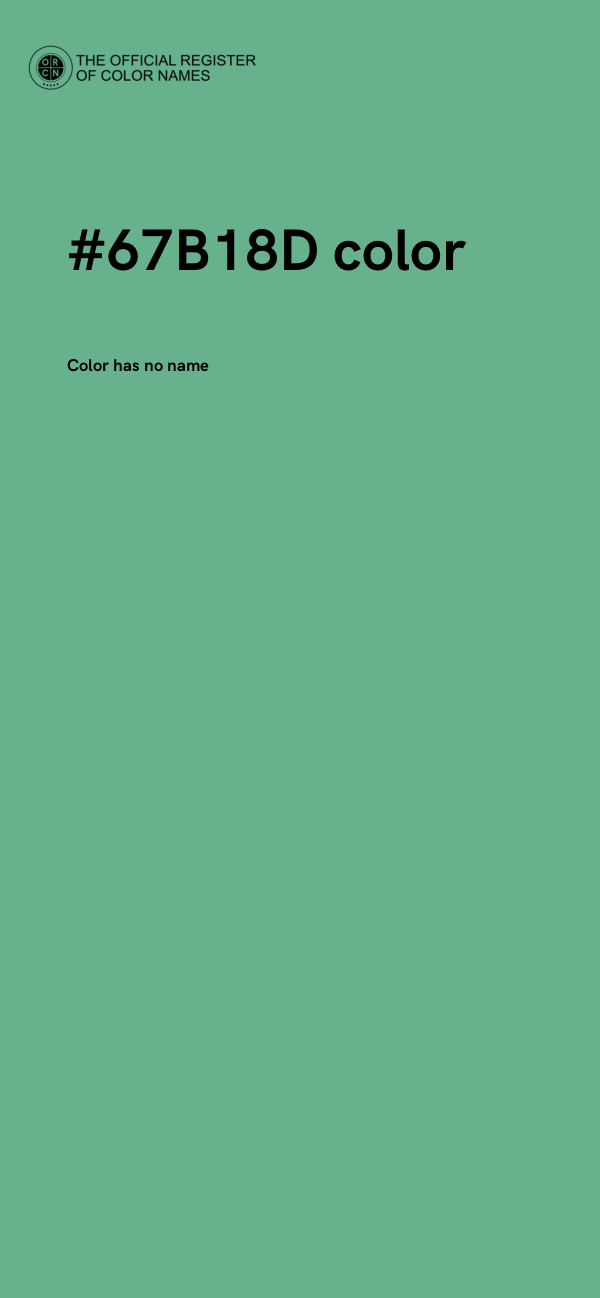 #67B18D color image