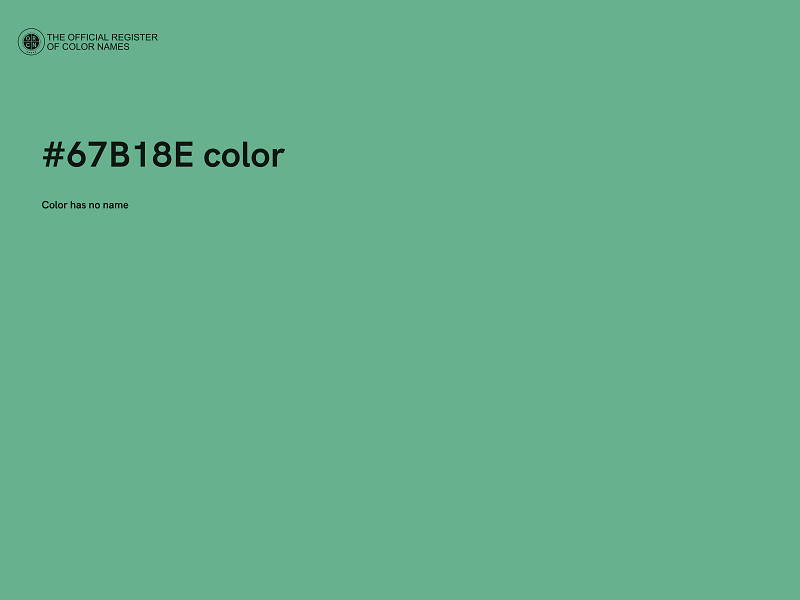 #67B18E color image