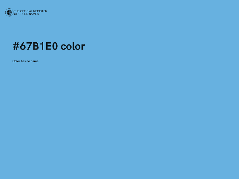 #67B1E0 color image