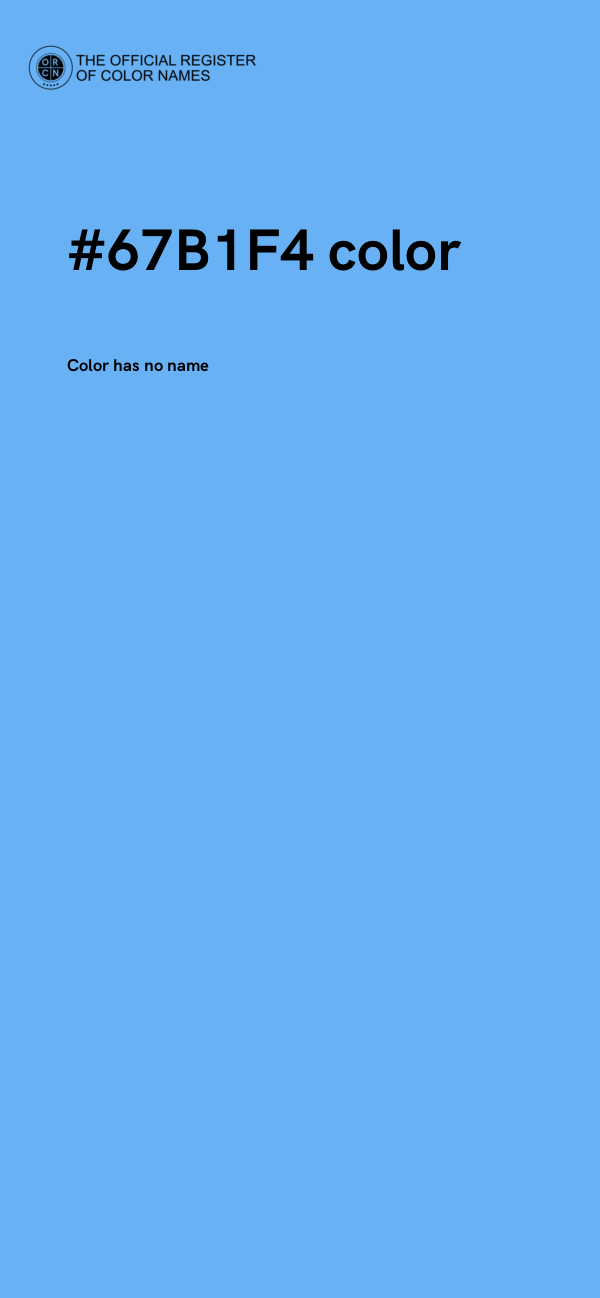 #67B1F4 color image