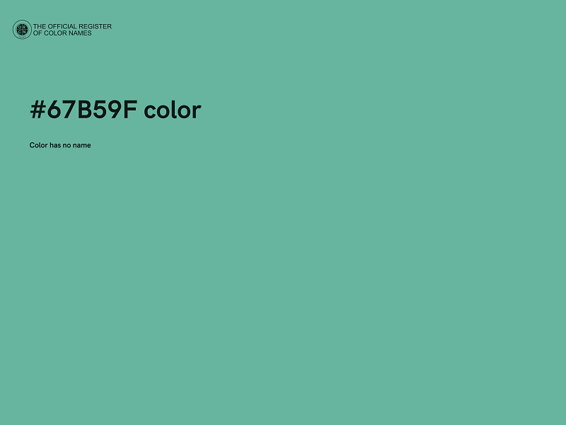 #67B59F color image