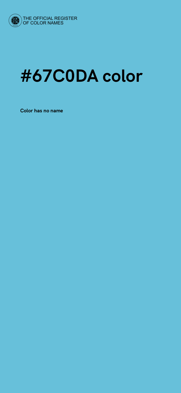 #67C0DA color image