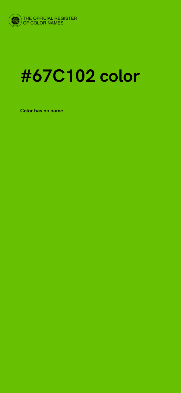 #67C102 color image