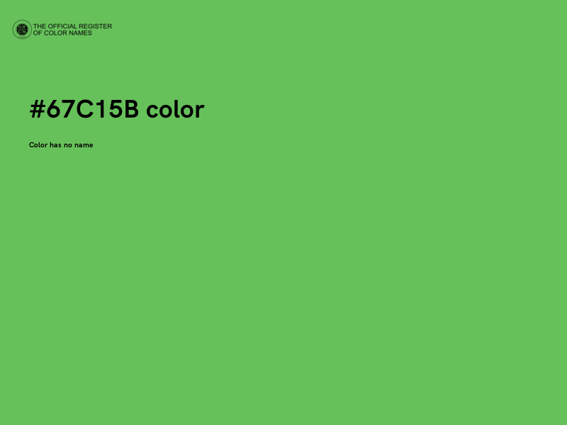 #67C15B color image