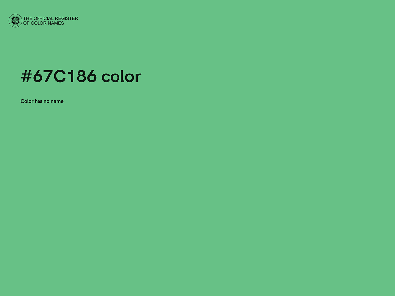 #67C186 color image