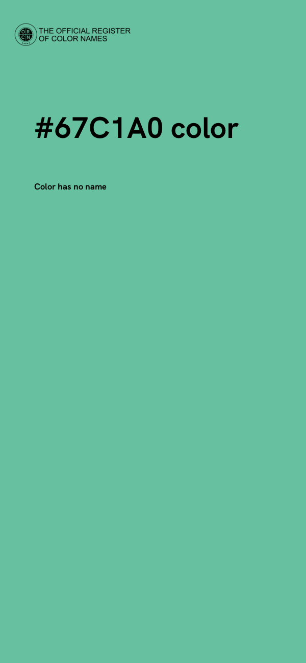 #67C1A0 color image