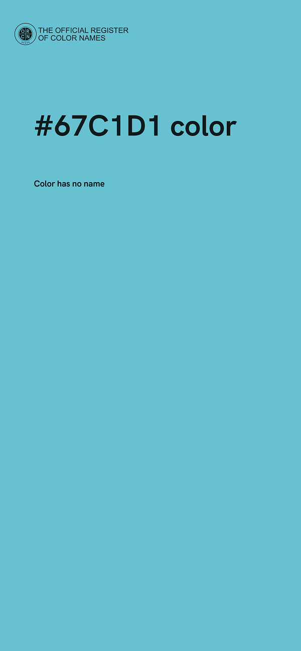#67C1D1 color image