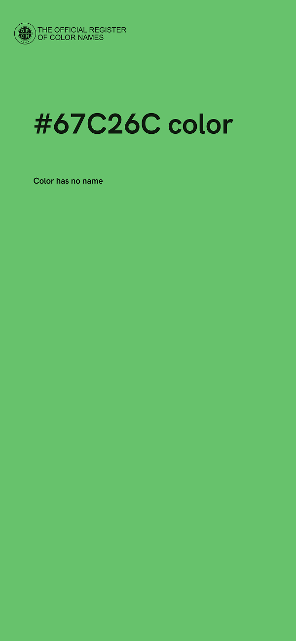 #67C26C color image