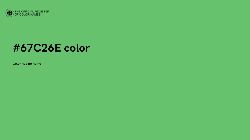 #67C26E color image