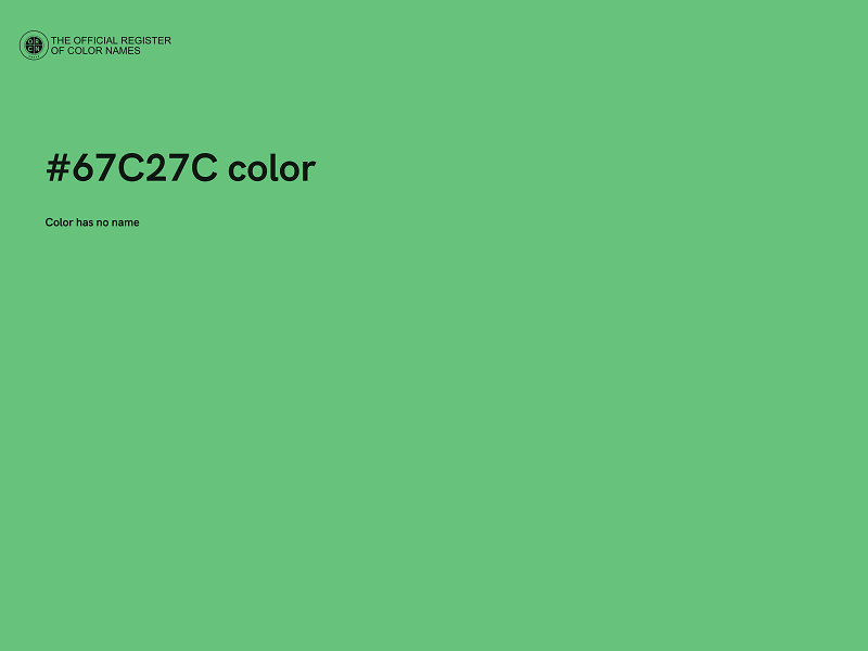 #67C27C color image