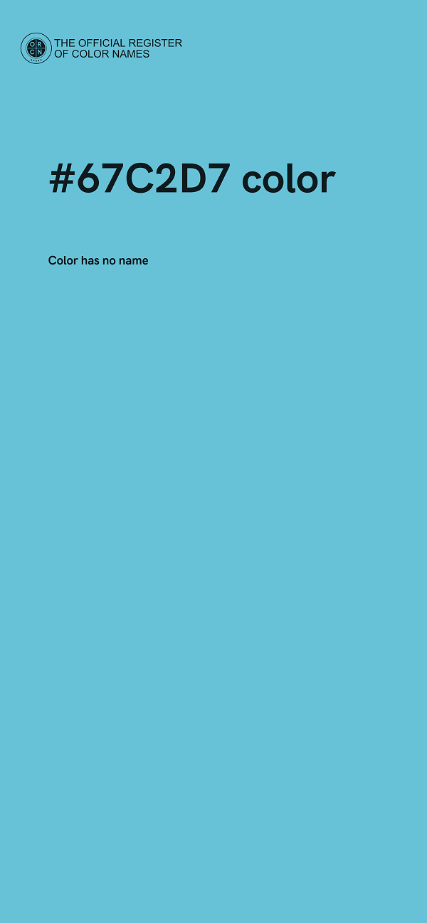 #67C2D7 color image