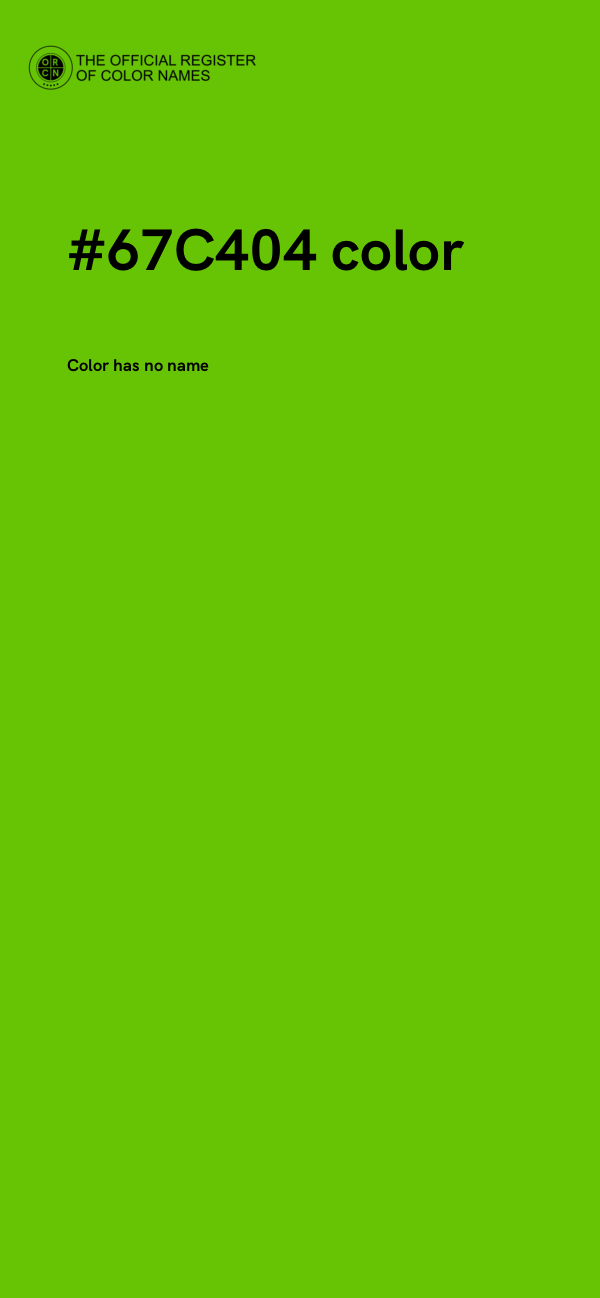 #67C404 color image