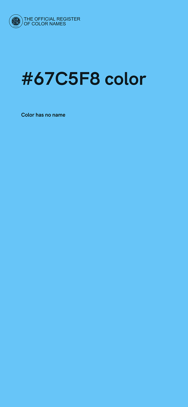 #67C5F8 color image