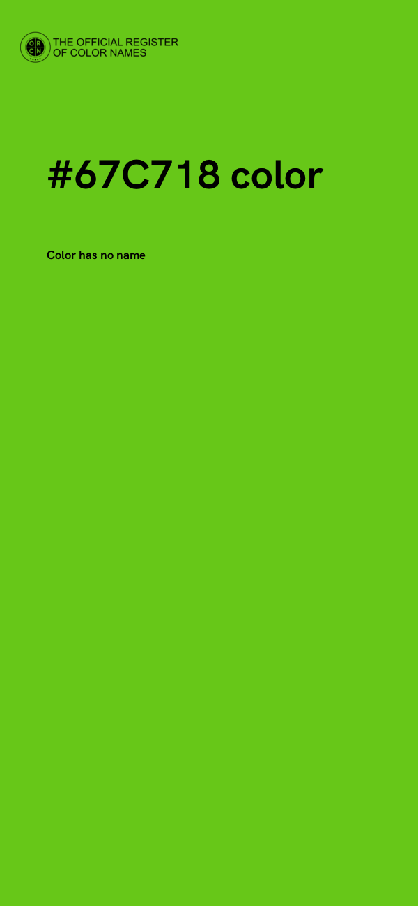 #67C718 color image