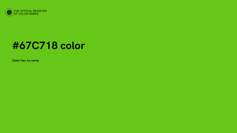 #67C718 color image