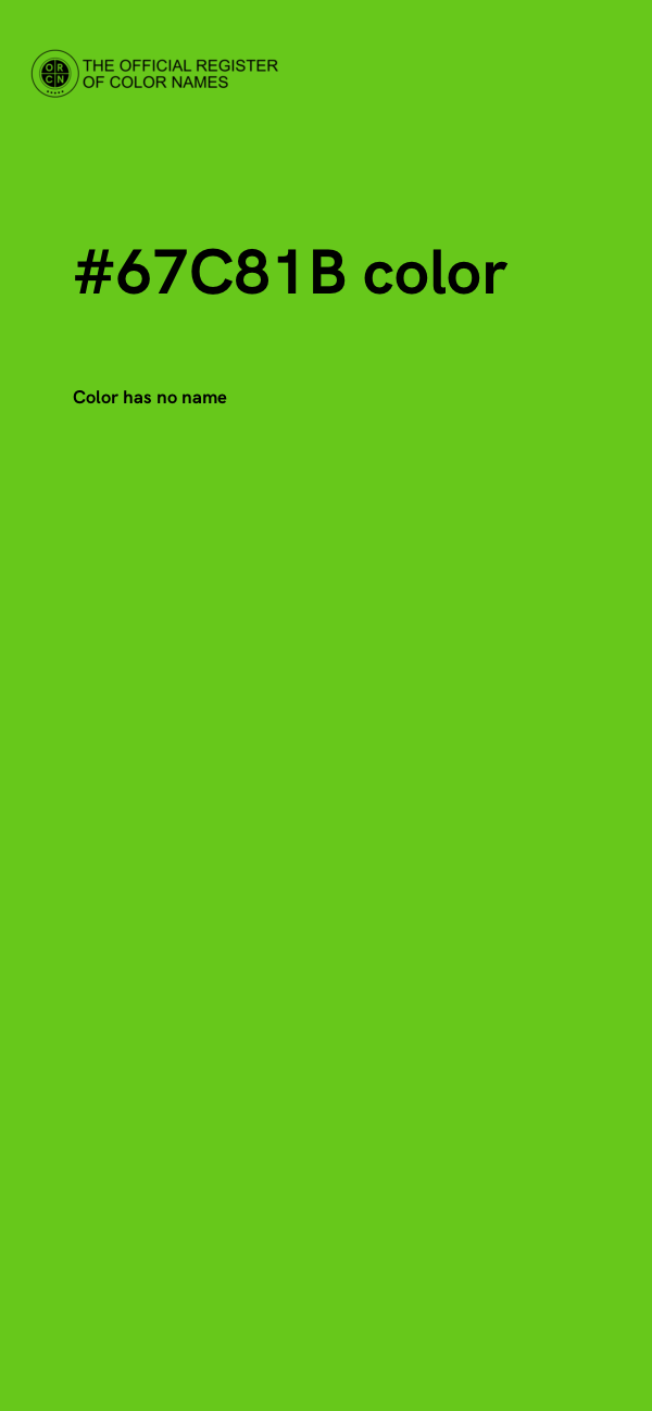 #67C81B color image