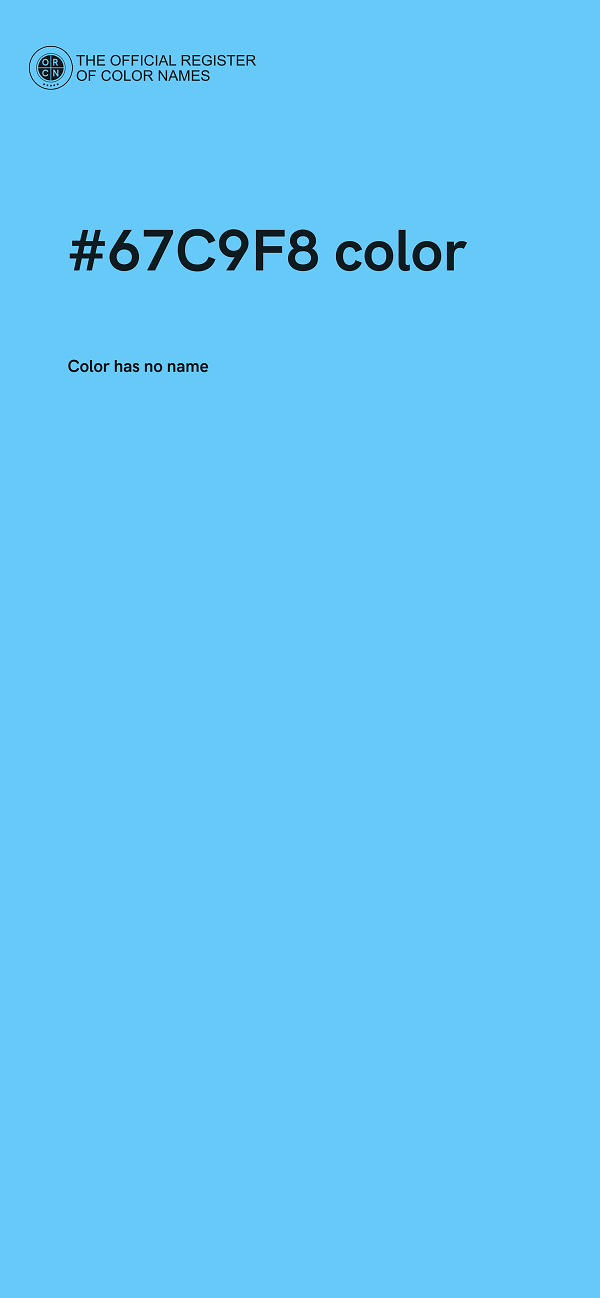 #67C9F8 color image