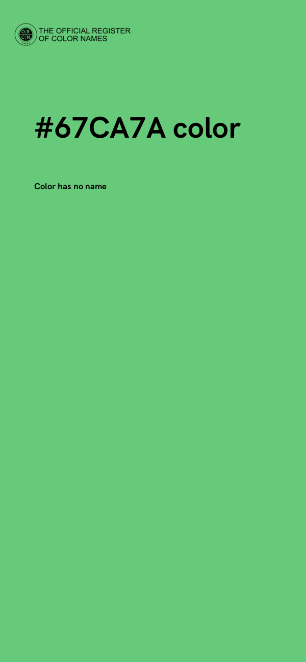 #67CA7A color image