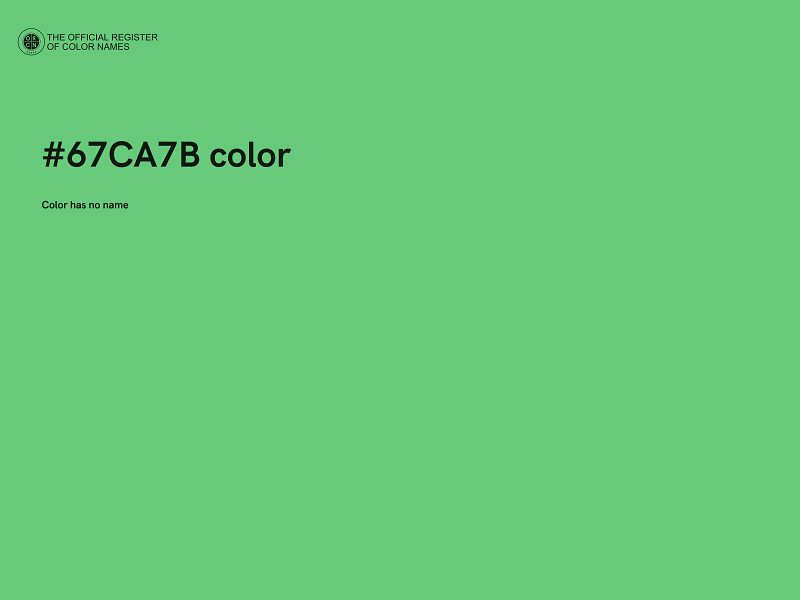 #67CA7B color image