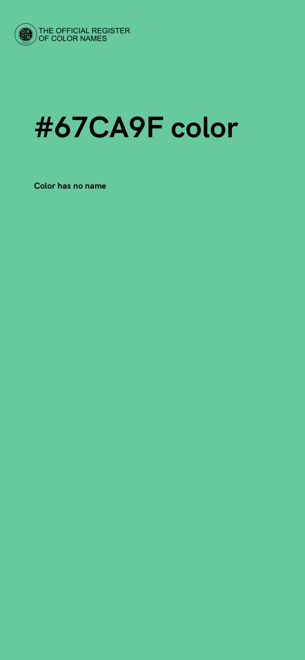 #67CA9F color image